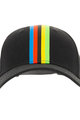 SANTINI Șapcă de ciclism - UCI BASEBALL - curcubeu/negru