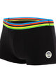 SANTINI Boxeri de ciclism - UCI RAINBOW - negru