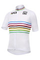 SANTINI Tricou de ciclism cu mânecă scurtă - UCI WORLD CHAMPION - alb