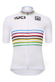 SANTINI Tricou de ciclism cu mânecă scurtă - UCI WORLD CHAMPION - alb