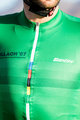 Santini Tricou de ciclism cu mânecă scurtă - CROWN - verde