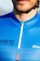Santini Tricou de ciclism cu mânecă scurtă - DAMA - albastru