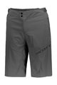 SCOTT Pantaloni scurți de ciclism fără bretele - ENDURANCE LS/FIT - gri