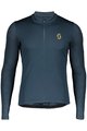 SCOTT Tricou de ciclism cu mânecă lungă de vară - ENDURANCE 10 SUMMER - albastru
