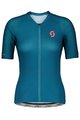 SCOTT Tricou de ciclism cu mânecă scurtă - RC PREMIUM LADY - albastru