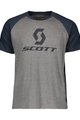 SCOTT Tricou de ciclism cu mânecă scurtă - 10 ICON RAGLAN - albastru/gri