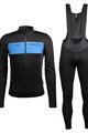 SCOTT Jachetă și pantaloni de iarnă de ciclism - RC WARM HYBRID WB - albastru/negru
