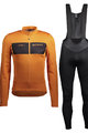 SCOTT Jachetă și pantaloni de iarnă de ciclism - RC WARM HYBRID WB - negru/portocaliu