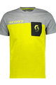 SCOTT Tricou de ciclism cu mânecă scurtă - FACTORY TEAM - galben/gri/negru