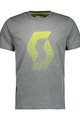 SCOTT Tricou de ciclism cu mânecă scurtă - ICON FACTORY TEAM - galben/gri