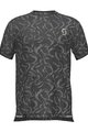 SCOTT Tricou de ciclism cu mânecă scurtă - KINABALU - gri/alb/negru