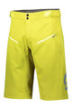 SCOTT Pantaloni scurți de ciclism fără bretele - TRAIL VERTIC - galben
