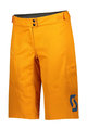 SCOTT Pantaloni scurți de ciclism fără bretele - TRAIL VERTIC LADY - galben
