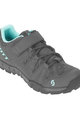 SCOTT Pantofi de ciclism - SPORT TRAIL LADY - gri/turcoaz