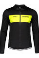 SCOTT Jachetă termoizolantă de ciclism - RC WARM HYBRID WB - galben/negru