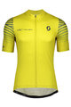 SCOTT Tricou de ciclism cu mânecă scurtă - RC TEAM 10 - albastru/galben