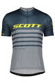 SCOTT Tricou de ciclism cu mânecă scurtă - RC TEAM 20 MTB - galben/albastru