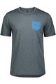 SCOTT Tricou de ciclism cu mânecă scurtă - TRAIL FLOW DRI - albastru