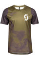 SCOTT Tricou de ciclism cu mânecă scurtă - TRAIL VERTIC - verde/gri