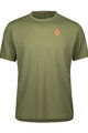SCOTT Tricou de ciclism cu mânecă scurtă - TRAIL MNT - verde