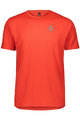 SCOTT Tricou de ciclism cu mânecă scurtă - TRAIL MNT - roșu
