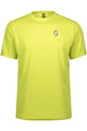 SCOTT Tricou de ciclism cu mânecă scurtă - TRAIL MNT - galben