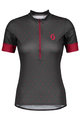 SCOTT Tricou de ciclism cu mânecă scurtă - ENDURANCE 20 LADY - roz/gri