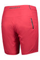 SCOTT Pantaloni scurți de ciclism fără bretele - ENDURANCE LS/F. LADY - roz