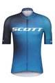 SCOTT Tricoul și pantaloni scurți de ciclism - RC PRO 2021 - albastru/negru