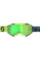 SCOTT Ochelari de ciclism - FURY - galben/albastru