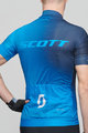 SCOTT Tricou de ciclism cu mânecă scurtă - RC PRO 2021 - albastru/alb