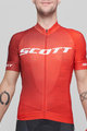 SCOTT Tricou de ciclism cu mânecă scurtă - RC PRO 2021 - roșu/alb