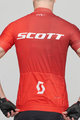 SCOTT Tricou de ciclism cu mânecă scurtă - RC PRO 2021 - roșu/alb