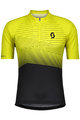 SCOTT Tricou de ciclism cu mânecă scurtă - ENDURANCE 20 - negru/galben