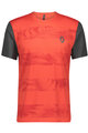 SCOTT Tricou de ciclism cu mânecă scurtă - TRAIL FLOW - roșu
