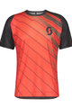 SCOTT Tricou de ciclism cu mânecă scurtă - TRAIL VERTIC - roșu/gri