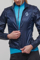 SCOTT Jachetă rezistentă la vânt de ciclism - ENDURANCE  LADY - albastru