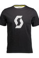SCOTT Tricou de ciclism cu mânecă scurtă - ICON FACTORY TEAM - negru