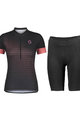 SCOTT Tricoul și pantaloni scurți de ciclism - GRAVEL CONTESSA LADY - mov/negru