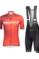 SCOTT Tricoul și pantaloni scurți de ciclism - RC PRO 2021 - roșu/negru