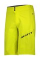 SCOTT Pantaloni scurți de ciclism fără bretele - ENDURANCE LS/FIT - galben