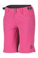 SCOTT Tricoul și pantaloni scurți de ciclism - TRAIL VERTIC LADY - mov/roz