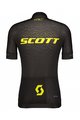 SCOTT Tricou de ciclism cu mânecă scurtă - RC PRO SS - negru/galben
