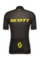 SCOTT Tricoul și pantaloni scurți de ciclism - RC PRO SS - gri/galben/negru