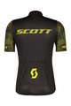 SCOTT Tricou de ciclism cu mânecă scurtă - RC TEAM 10 SS - galben/negru