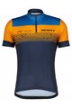 SCOTT Tricou de ciclism cu mânecă scurtă - RC TEAM 20 SS - albastru/portocaliu