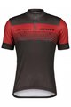 SCOTT Tricou de ciclism cu mânecă scurtă - SCOTT RC TEAM 20 SS - roșu/negru