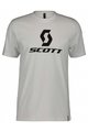 SCOTT Tricou de ciclism cu mânecă scurtă - ICON SS - alb/negru