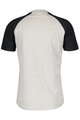 SCOTT Tricou de ciclism cu mânecă scurtă - ICON RAGLAN SS - negru/gri