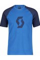 SCOTT Tricou de ciclism cu mânecă scurtă - ICON RAGLAN SS - albastru